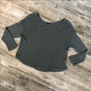 Brandy Melville Green Long Sleeve Sweater